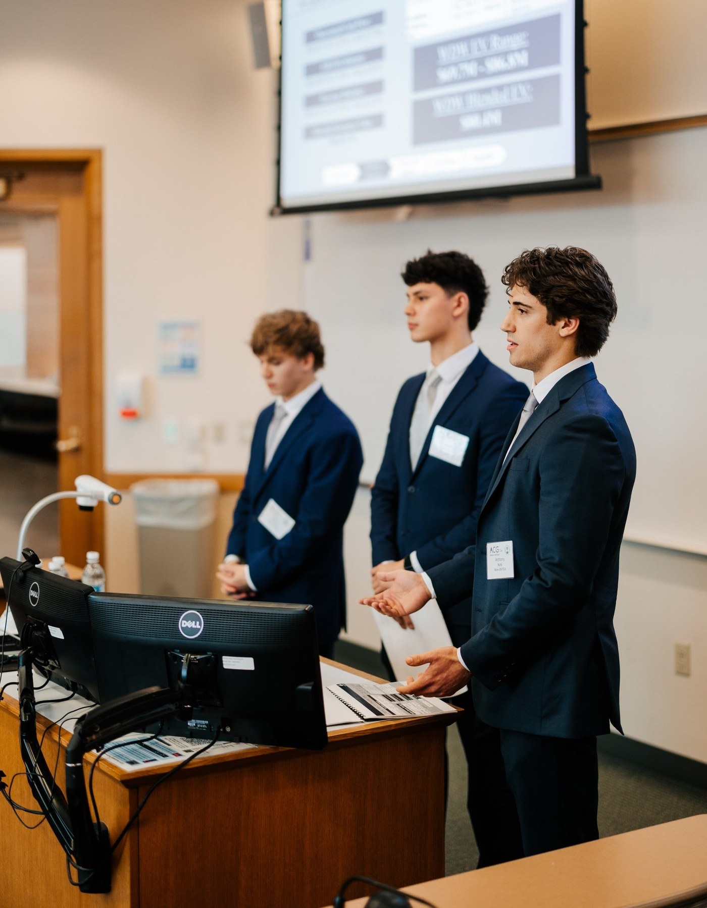 Presenting at the ACG Cup case competition