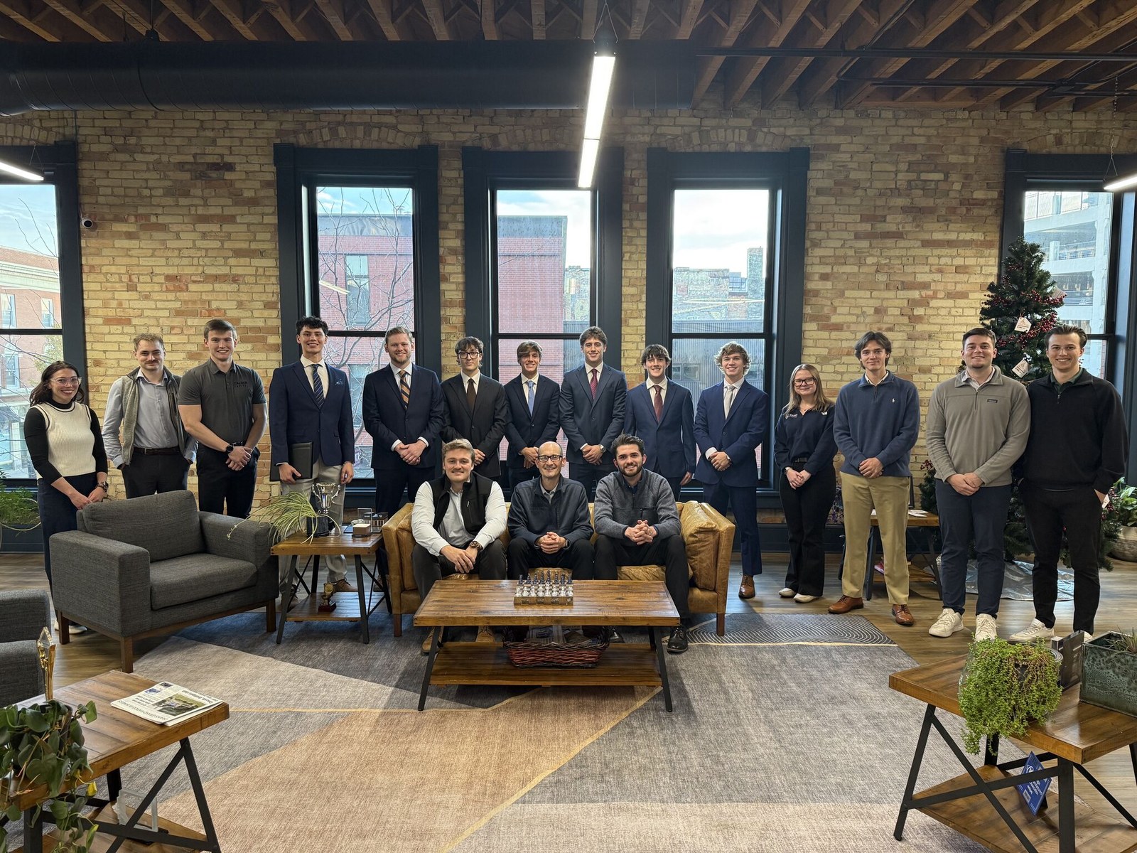 BWSC members on a firm visit